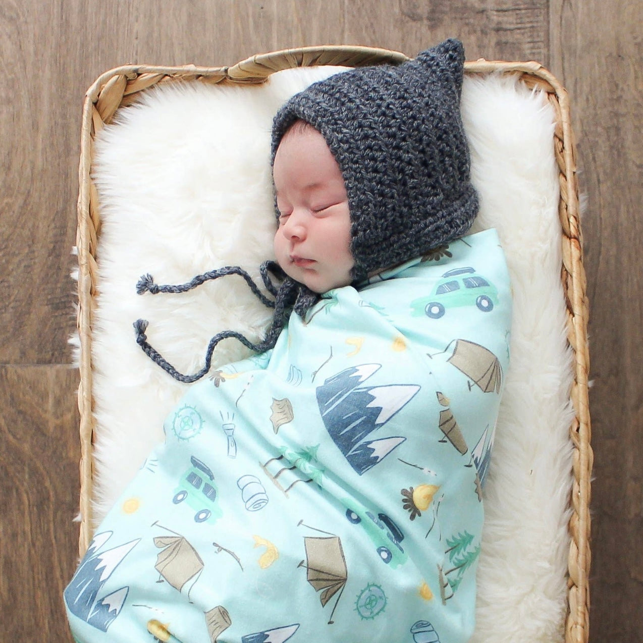 Outdoor Adventure Swaddle Blanket