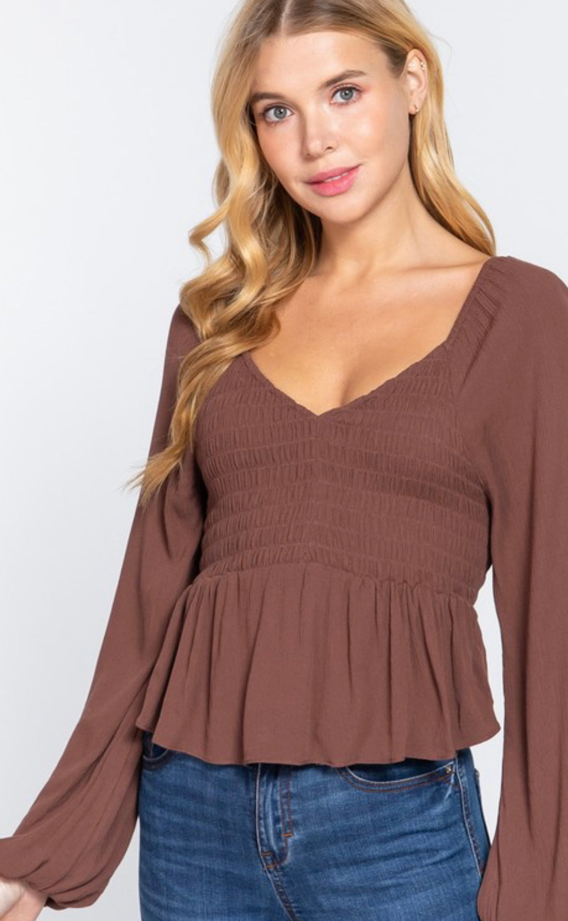 Sweetheart Woven Top